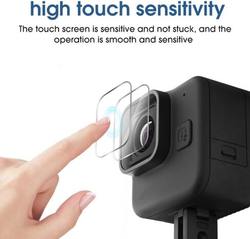 3 قطعة من الزجاج المقسى لـ GoPro Hero 11 Mini شفاف GoPro عدسة الكاميرا فيلم المضادة للخدش طبقة رقيقة واقية لـ GoPro Hero11 Mini in Kuwait
