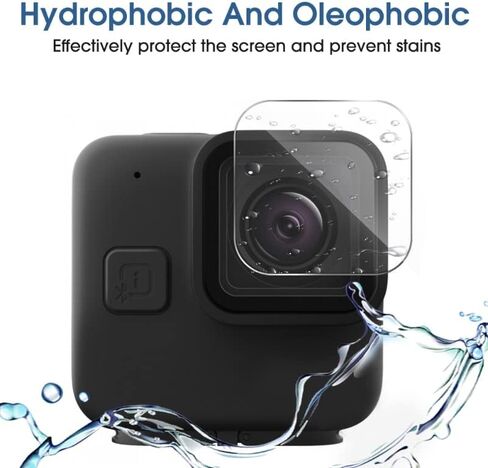 3 قطعة من الزجاج المقسى لـ GoPro Hero 11 Mini شفاف GoPro عدسة الكاميرا فيلم المضادة للخدش طبقة رقيقة واقية لـ GoPro Hero11 Mini in Kuwait