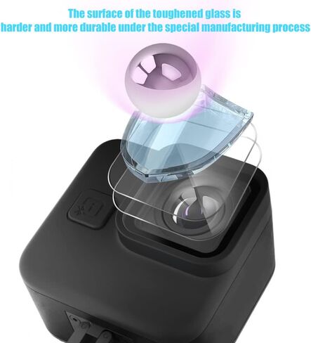 3 قطعة من الزجاج المقسى لـ GoPro Hero 11 Mini شفاف GoPro عدسة الكاميرا فيلم المضادة للخدش طبقة رقيقة واقية لـ GoPro Hero11 Mini in Kuwait