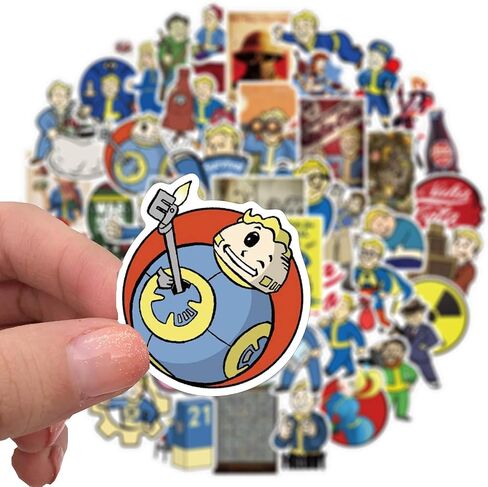 Cartoon Stickers for Laptop Water Bottle Cool Game Vinyl Decal Phone Bike Skateboard Travel Case Computer Party Birthday Gifts, ST-001 in Saudi Arabia