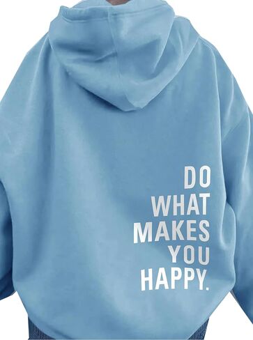 LovelyWholesale Women Graphic Long Sleeve Sweatshirts Workout Hoodie Top in Saudi Arabia