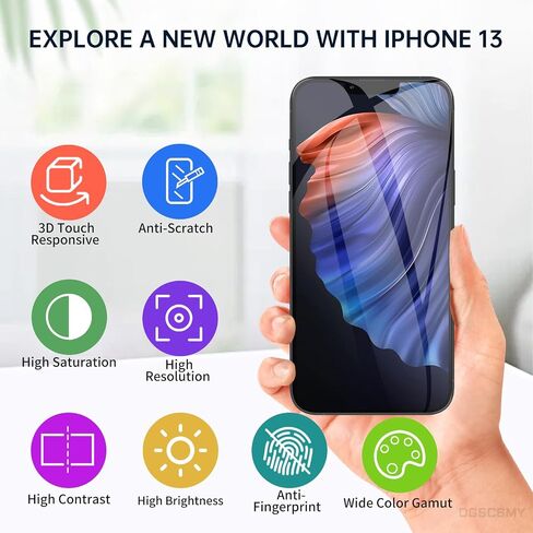 استبدال شاشة iPhone 13 مع سماعة أذن كابل مرن مستشعر القرب 3D Touch 6.1 بوصة شاشة LCD محول رقمي مجموعة كاملة من أدوات إصلاح الزجاج الأمامي A2631 A2633 A2634 A2635 A2482 in Saudi Arabia