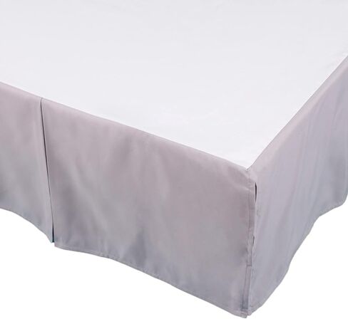 CaSaJa Original Crib Sheet and Skirt Set for Baby Boy Girl, Breathable Soft Nursery Crib Bedding Set Standard, 14" Drop Pleated Bedskirt Navy, 9" Deep Pocket Fitted Mattress Bed Sheet Gray in Saudi Arabia