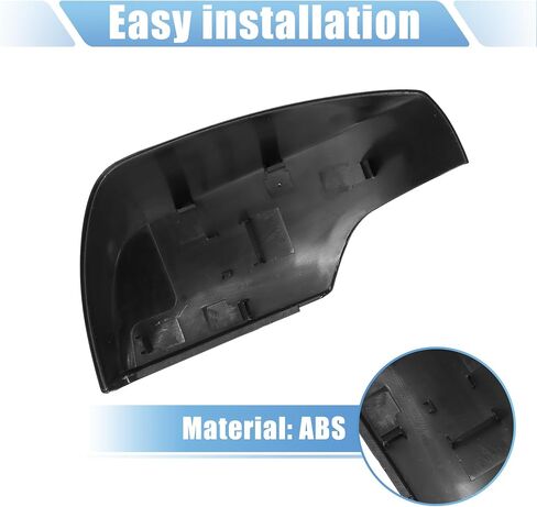 X AUTOHAUX Exterior Right Side Upper Part Mirror Cover Cap Replacement Gloss Black for Subaru Forester 2014-2018 for Subaru Impreza 2012-2014 in Saudi Arabia