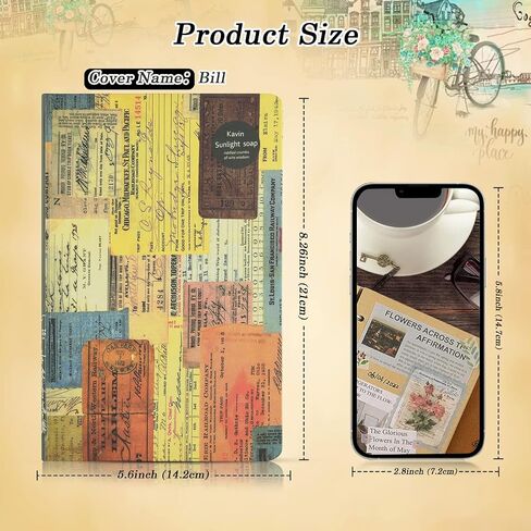 Asten Vintage Journal, Beautiful Journal for Women Men, Colorful Blank Journal with Hardcover, Cute Notebook Diary to Write in, Gift for Girls,Boys 5.6 X 8.26 inch (Flower-Bird) in Saudi Arabia