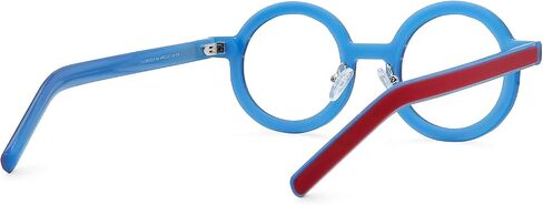 VOOGLAM Round Frame Blue Light Blocking Glasses, Black Fashion Glasses for Women Anti Eyestrain & UV in Saudi Arabia