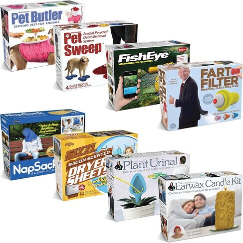 Prank Gift Box Bundle, Set of 8 Small Unique Gift Boxes, Wrap Your Real Present in a Funny Authentic Prank-O Gag Present Box, Small-Sized Novelty Gifting Box for Pranksters, Holiday Gifting in Kuwait