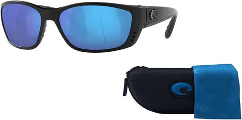 Costa Del Mar Fisch 6S9054 Irregular Sunglasses for Men + BUNDLE with Designer iWear Eyewear Kit in Saudi Arabia