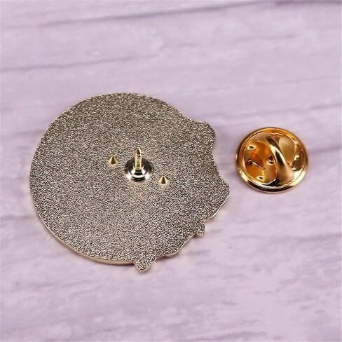 Cat On Moon Brooch Cartoon Cute Cat Rose Enamel Brooch Pins Black Cat Animal Brooch Aesthetic Pin for Backpacks Badges Clothing Bags Jackets in Saudi Arabia