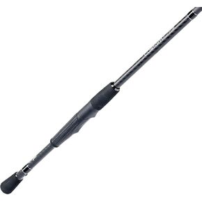 Lew’s Custom Lite Spinning Fishing Rod, HM85 Graphite Rod, Stainless Steel Guides with Titanium Oxide Inserts, Split-Grip Handle, Black