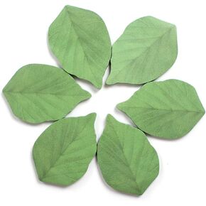 300 Sheets Leaf Sticky Notes Memo Pad Paper Sticker Pads (50 Sheets/Pad x 6 Pads)