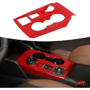 JWWY Gear Shift Shifter Shift Lever Transmission Gear Selector Gearstick Panel Trim Fit for 2021-2024+Ford Bronco Sport Interior Accessories Carbon Fiber ABS