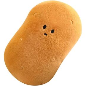 Large Potato Plush Pillow, Stuffed Food Potato Plush Toy Birthday Xmas Gift for Kids Boys Girls (19.6inch)