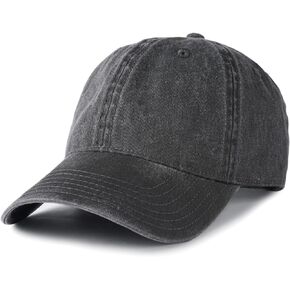 FURTALK Unisex Vintage Cotton Washed Distressed Baseball Caps Unstructured Low Profile Adjustable Dad Hat