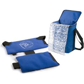 Pitcher’s Travel Kit - Shoulder Elbow Cold Therapy Wrap to Treat Rotator Cuff with Ice and Compression, PI800 Cooler Bag, Shoulder Wrap & Ice Packs Included