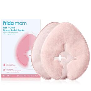 Frida Mom Breastfeeding Therapy Packs, Cold & Hot Therapy Packs, Breastfeeding Essentials for Pain Relief, Lactation Support, and Postpartum Recovery