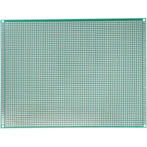YOKIVE Single Sided Universal Printed Circuit Board, FR-4 PCB Tinned Board, Good for DIY Soldering Electronic Projects (Green, 150x200mm)