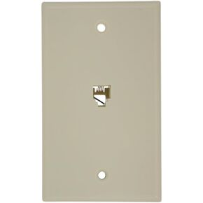 هاتف Leviton 40249-I WP 6P4C مع برغي مقاس IV، عاجي in Kuwait
