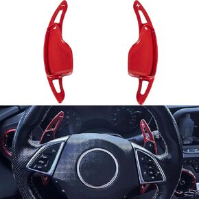 Yoursme Aluminum Steering Wheel Paddle Shifter Extension Cover Trim Shift Interior Accessories for Jaguar F-Pace E-Pace XE XF XJ for Land Rover Evoque etc