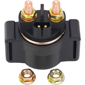 AHL Motorcycle Starter Relay Solenoid 27010-1075 27010-1314 Compatible with Kawasaki EL250 Eliminator 250 1988 1989,KL600 KLR600 1985 1986 1988-1994,KL650 KLR650 1987-2007,KL650 Tengal 1989-1991