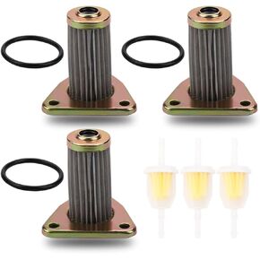 استبدال فلتر الزيت 26591G01 لعربة الجولف EZGO TXT Medalist 4 Cycle 295cc 350cc 1991-2008 مع مجموعة حلقة O لمرشح الوقود 72084-G01 (عبوة من 3) in Kuwait