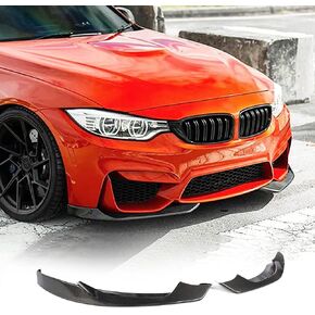 Carbon Fiber Front Splitters for BMW BMW F80 M3/ F82 F83 M4 2014-2018 Bumper Lip Spoiler Chin Splitter Fog Lamp Trim Factory Outlet