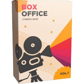 Cinema Quiz Vol 1. A Movie Trivia Card Game for Adults, Family Gathering and Friends, Fun Game Nights
