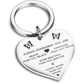 Stainless Steel Pendant Always Remember You Are Braver Than You Believe Inspirational Letters Engraved Charm Necklace