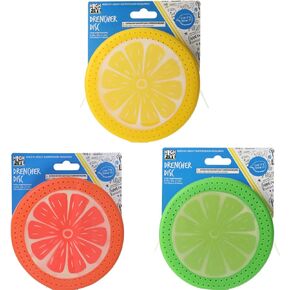 كفك! Fun Pool Toys Drencher Disc رغوة المطاط الإسفنج الفريسبي الحمضيات البرتقال والليمون والليمون مجموعة من 3 أقراص