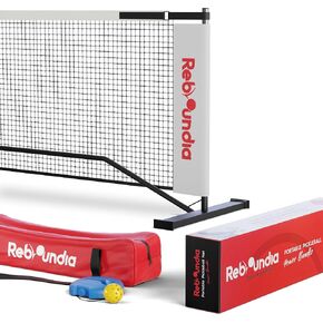 Pickleball Net Portable Outdoor, 22 Foot Official Regulation Size Pickle Ball Net System with Carrying Bag and Bonus Solo Practice Rebounder in Saudi Arabia