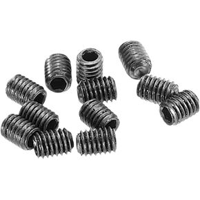 MECCANIXITY Guitar Bridge Saddle Height Adjustment Screws Metric M3x4 Silver for Electric Guitars Bridge 12pcs