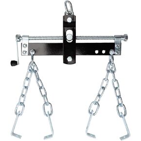 BIG RED AT32100BR-2 Torin Engine Load Leveler, 3/4 Ton (1,500 lb.) Engine Hoist Shop Crane Accessory with Adjustable Handle, Steel 3 Position Engine Leveler, Black
