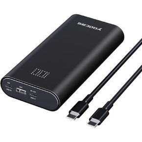 95W Power Bank 20000mAh Portable Charger, 3-Port PD3.0 Fast Charging Battery Pack, Compatible with MacBook Pro, Laptop, iPhone 15/14/13/12 Series, iPad pro, Samsung Galaxy, and More