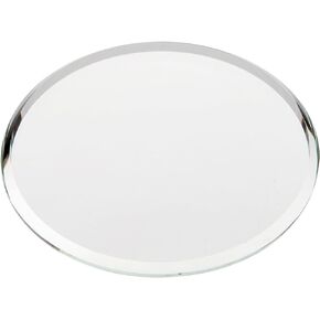 Plymor Round 3mm Beveled Glass Mirror, 2.5 inch x 2.5 inch (Pack of 3)