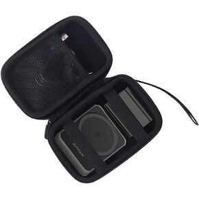 Case for Anker MagGo 3-in-1 Charging Station.Foldable Magnetic Charging Station Storage Holder Bag for Apple Watch USB-C Charger Cable and Adapter Grey