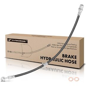 A-Premium Front Driver Brake Hydraulic Hose Compatible with Select Subaru and Saab Models - Impreza 2002-2016, Legacy 2008-2009, 9-2X 2005-2006 - Replace# 26540AE02A
