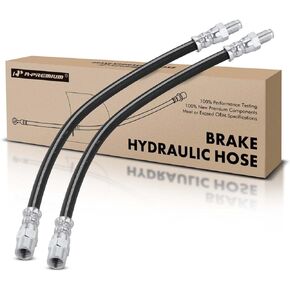 A-Premium Rear Brake Hydraulic Hose Compatible with Mercedes-Benz and Volvo Models - C220, C280, C36/C43 AMG, E300, E320, E420, E500, S320, S350, S420, S500, SL320, S600, V70, S60, S80, XC70,Pack of 2