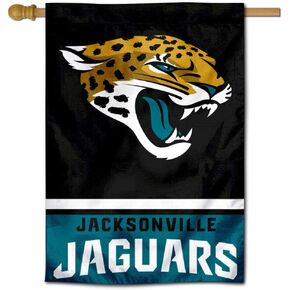 Jacksonville Jaguars Two Sided House Flag