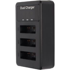Charger for NP-BX1, NP-BX1 Camera Battery Charger, 3 Channel USB Camera Charger, Triple Charger for RX100M7 RX1R WX350 X500 X400HX90 Camera Battery