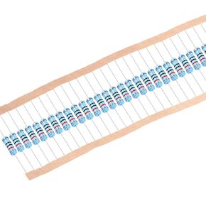 uxcell 100Pcs 820 Ohm Resistor, 2W 1% Tolerance Metal Film Resistors, Lead, 5 Bands for DIY Electronic Projects and Experiments