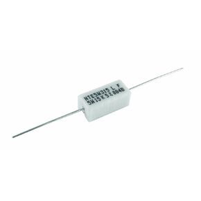 NTE Electronics 5WD47 Through Hole Resistor, Wire Wound, Axial Leaded, 5% Tolerance, 0.47 Ohm Resistance, 5W, 550V (Pack of 2)