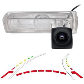Vlicevrn HD Fisheye Vehicle Car Rear View Camera Dynamic Trajectory Tracks Line Night Vision Backup Parking Camera for Lexus IS300 IS200 ES300 ES330 GS300 GS400 GS430 LS430 HS250h CT200h / for Toyota