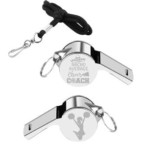 WSNANG Cheer Coach Gifts Cheer Coach Whistle with Lanyard Cheer leading Coach Gift Cheer Leader Gift Cheer Team Gift