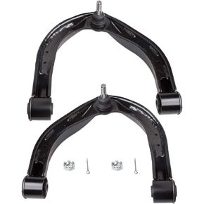 KEYOOG 2Pc Set K620649 K620650 Front Upper Control Arm and Ball Joint Assembly Fit For 04-13 I-nfiniti QX56 [14-19 QX80 ] 05-19 N-issan Armada [04 Pathfinder Armada ] 04-19 Titan Suspension