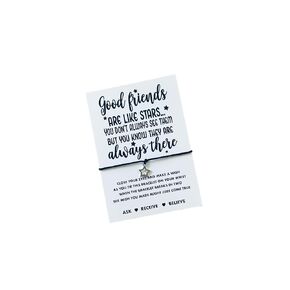 Friendship bracelet | Friends wish bracelet | Good friends are like stars gift | Gift for bestie | Gift for a friend