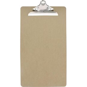 Emraw Legal Size Wood Clipboards (16.5 x 8.5) Flat Hanging Hardboard Set with Sturdy Clip for School, Office, Work, Home, Hospital - 1 Pack