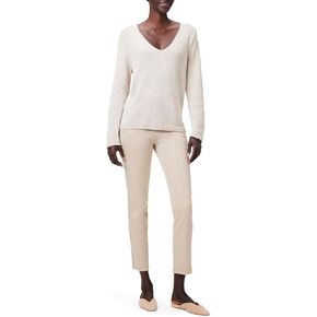 NIC+ZOE Women's Cotton Cord Soft V-Neck Sweater