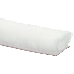 Prime-Line T 8751 Self-Adhesive Pile Weatherstrip for Windows and Doors, 18 ft., White, Owens Corning™ (Single Pack)