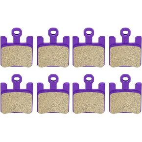 ECCPP Brake Pads Fits for 2004 for Kawasaki ZX1000 Ninja ZX-10R, 2007 ZX600 Ninja ZX-6R, 2004 ZX600 Ninja ZX6-RR, 2004 ZX636 Ninja, FA369/4 Front Brake Pads