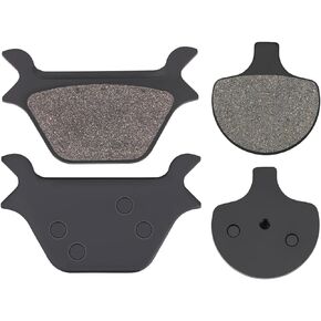 Front & Rear Brake Pads kit for HARLEY Sportster Series Softail Series All Models 1988-1999 / Heritage Springer Softail Fat Boy Dyna Super Wide Glide Low Rider Sportster 883 1200